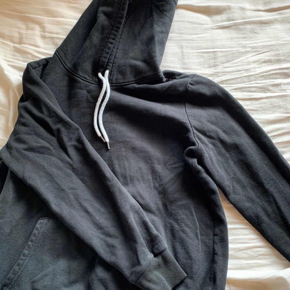 black hoodie